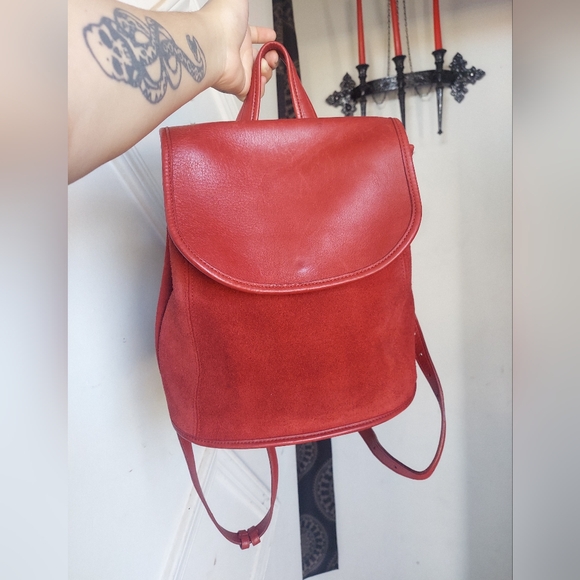 Vintage Coach Red Berkley Convertible Backpack 9016 ❤️🥀 - Picture 1 of 16